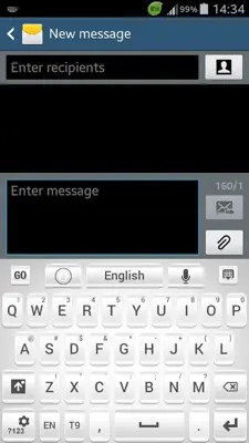 GO Keyboard White Theme android App screenshot 13