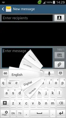 GO Keyboard White Theme android App screenshot 18