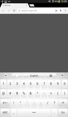 GO Keyboard White Theme android App screenshot 3